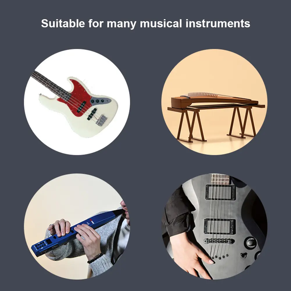 Practical A8 Wireless System Guitar Pickup Audio Transmitter Professional Built-In Rechargeable Battery	Instrument