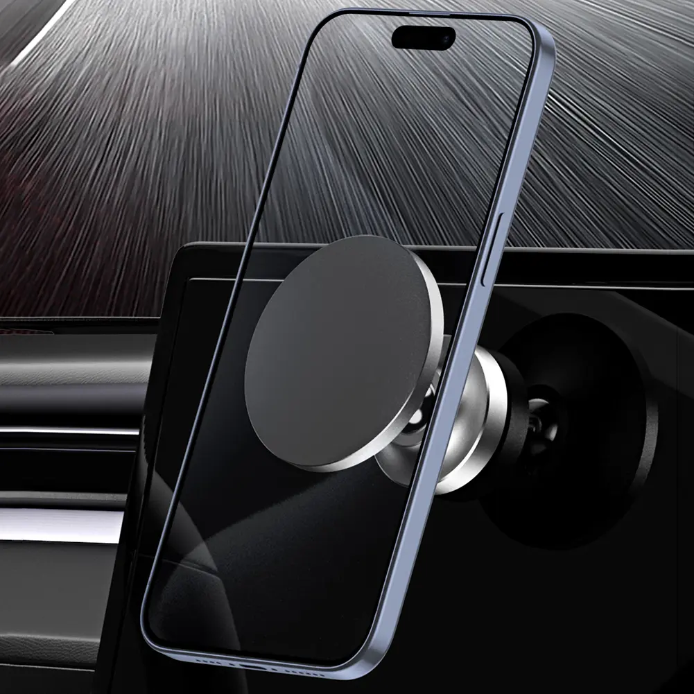 Gym Magnetic Phone Holder Alloy Base Strong Magnet Gym Phone Mount & Holder for iPhone Samsung Xiaomi Huawei for Gym Car Kitchen