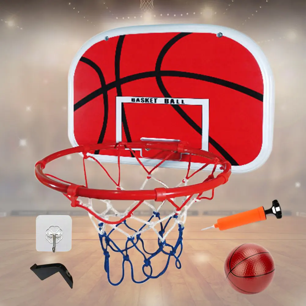 Basketball Goals with Ball and Pump Portable Basketball Hoop Adjustable Basketball System Indoor Outdoor Play for Kids