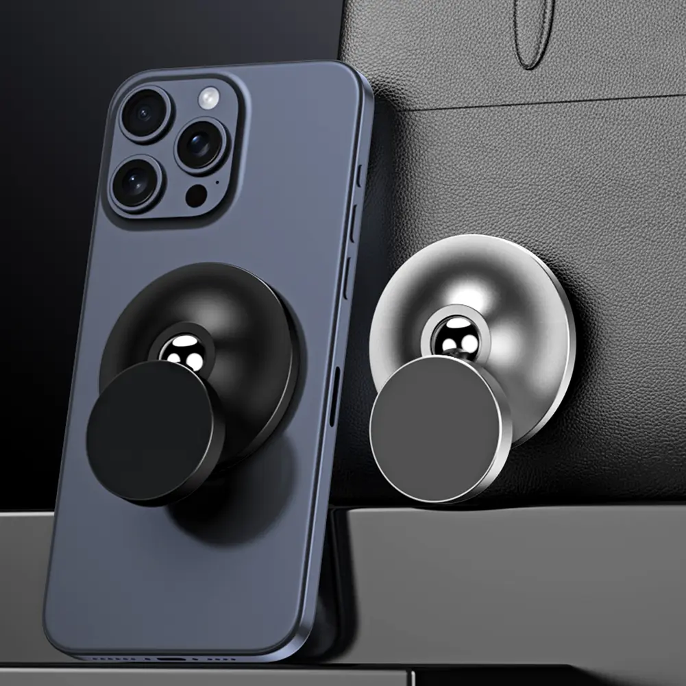 Gym Magnetic Phone Holder Alloy Base Strong Magnet Gym Phone Mount & Holder for iPhone Samsung Xiaomi Huawei for Gym Car Kitchen