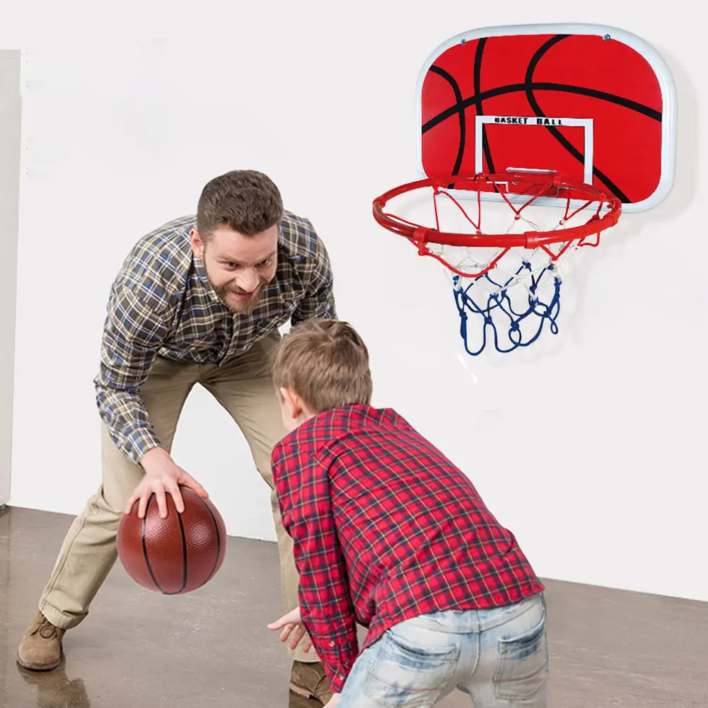 Basketball Goals with Ball and Pump Portable Basketball Hoop Adjustable Basketball System Indoor Outdoor Play for Kids