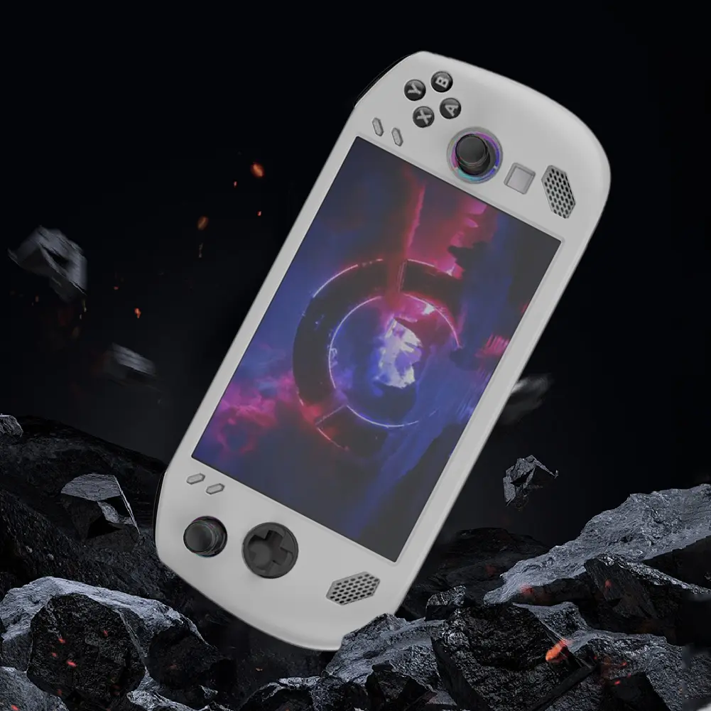 Ergonomic Protection Cover Shockproof Silicone Game Console Sleeve Breathable Soft Handheld Console Shell for Lenovo Legion GO S