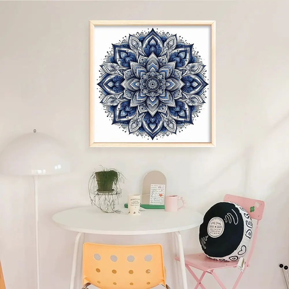 Full Embroidery Eco-cotton Thread 11CT Counted Pattern Cross Stitch Kit 40x40cm