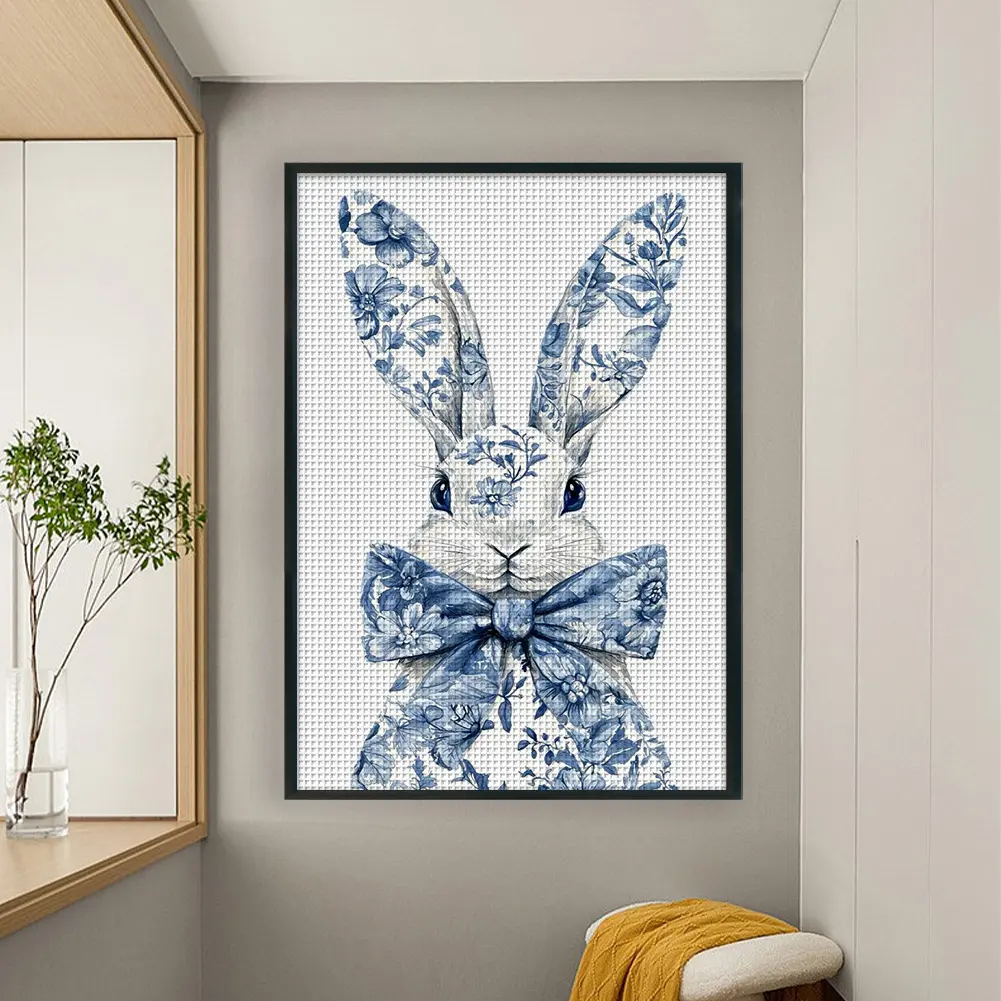 Full Embroidery Eco-cotton Thread 11CT Counted Porcelain Cross Stitch Kit