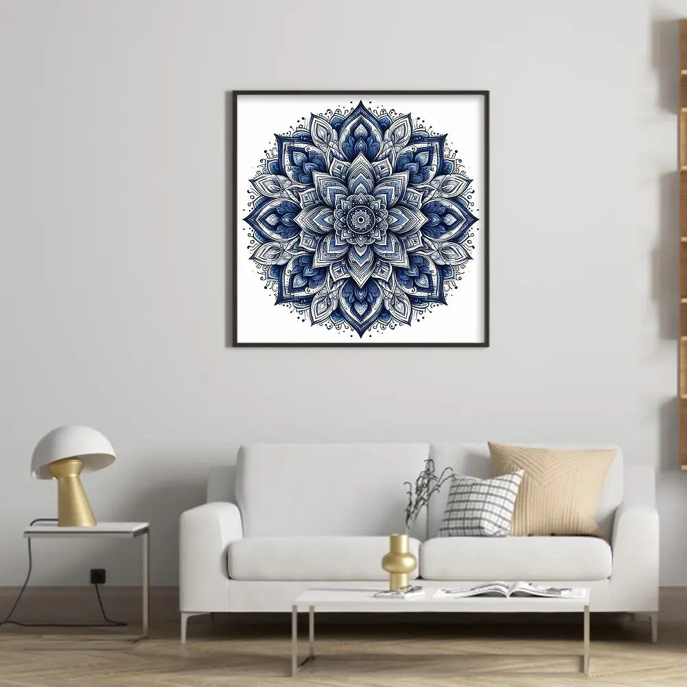 Full Embroidery Eco-cotton Thread 11CT Counted Pattern Cross Stitch Kit 40x40cm