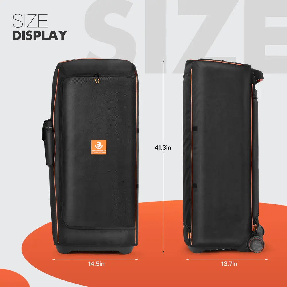 Dust Cover Case Waterproof Speaker Case Slip Sleeve with Side Storage Pocket Multifunction Bag for JBL Partybox  Speaker