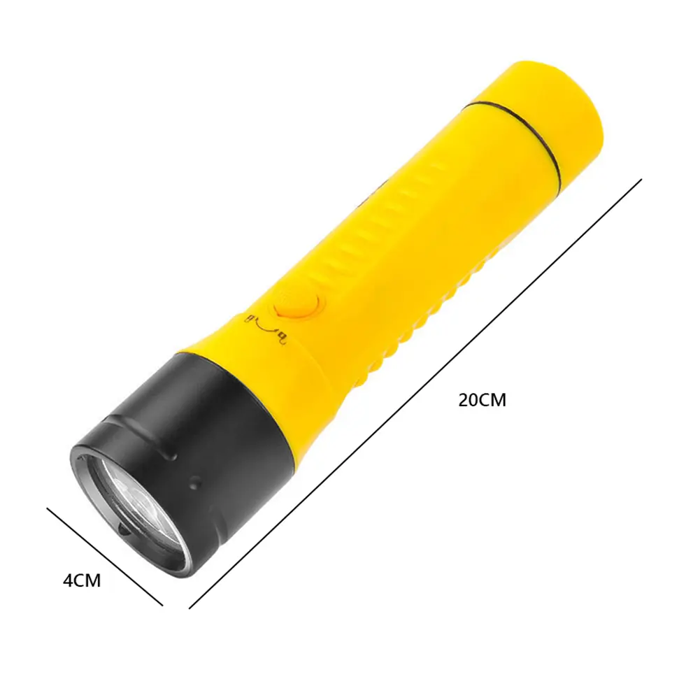 Diving Flashlight Long Distance Torch 5500mAh Battery Submersible Flashlight 3 Modes Rechargeable Dive Light for Camping Hiking
