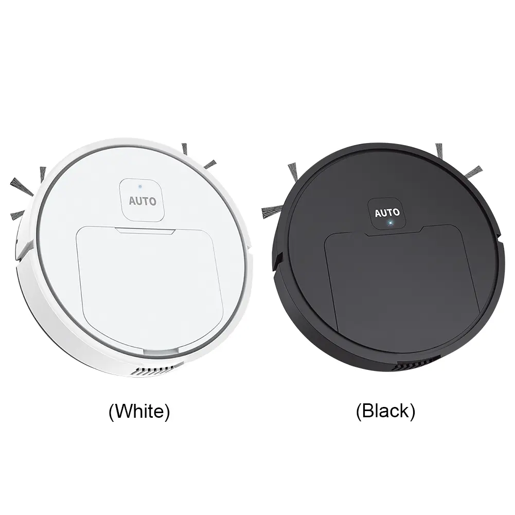 Sweeper Robot 75 Min Runtime Automatic Cleaning Sweeping Machine USB Rechargeable 1000Pa Suction for Pet Hair Carpets and Floors