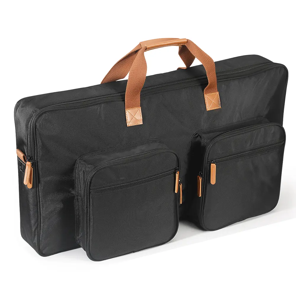 DJ Disc Player Carrying Case with Sholder Strap Turntables Protective Case Large Capacity for Pioneer DJ DDJ-800 DDJ-FLX104 FLX6