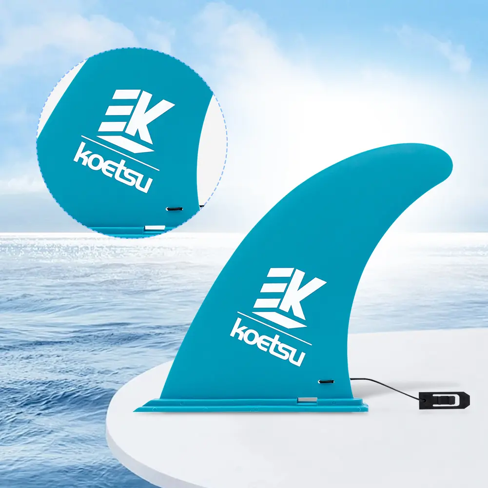 Paddle Board Fin SUP Center Fin No-Tool Installation Stand Up Paddleboard Fin Replacement Improves Stability for Surfboard SUP