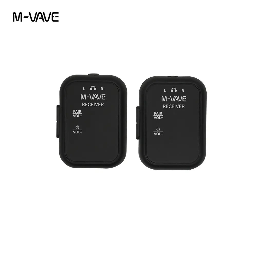 2.4G Wireless Stereo Transmitter Receiver System In-Ear Beltpack Transmitter & Receiver for Live Performance Studio Bands