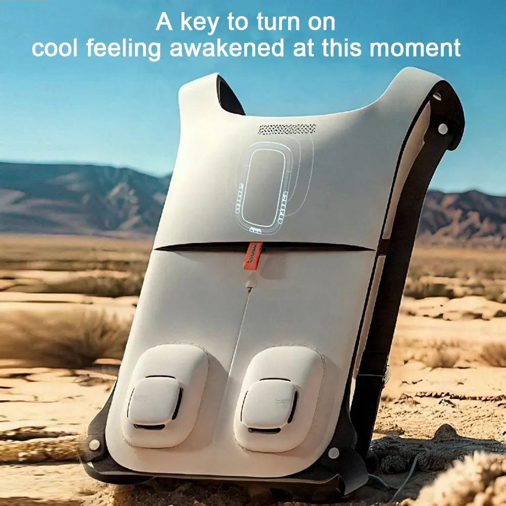 Breathable Cooling Vest Adjustable Refrigeration Cooling Clothing Semiconductor Instant Cooling Vest Summer Cool Work Clothes