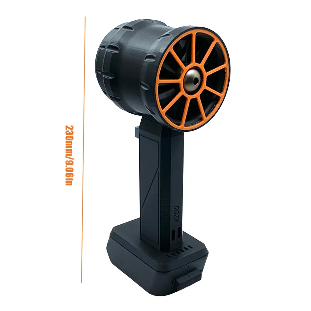 XL Turbo Jet Fan 2200g Thrust Portable Super Jet Fan 64mm Brushless Motor Dust Blower for Dewalt/Makita/Milwaukee 18/21V Battery