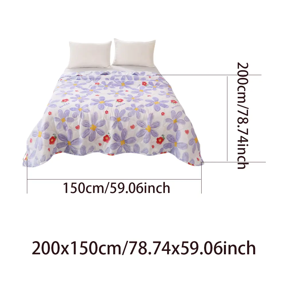 Cooling Blanket for Night Sweats Cooling Breathable Towel Quilt Cooling Comforter 150x200cm