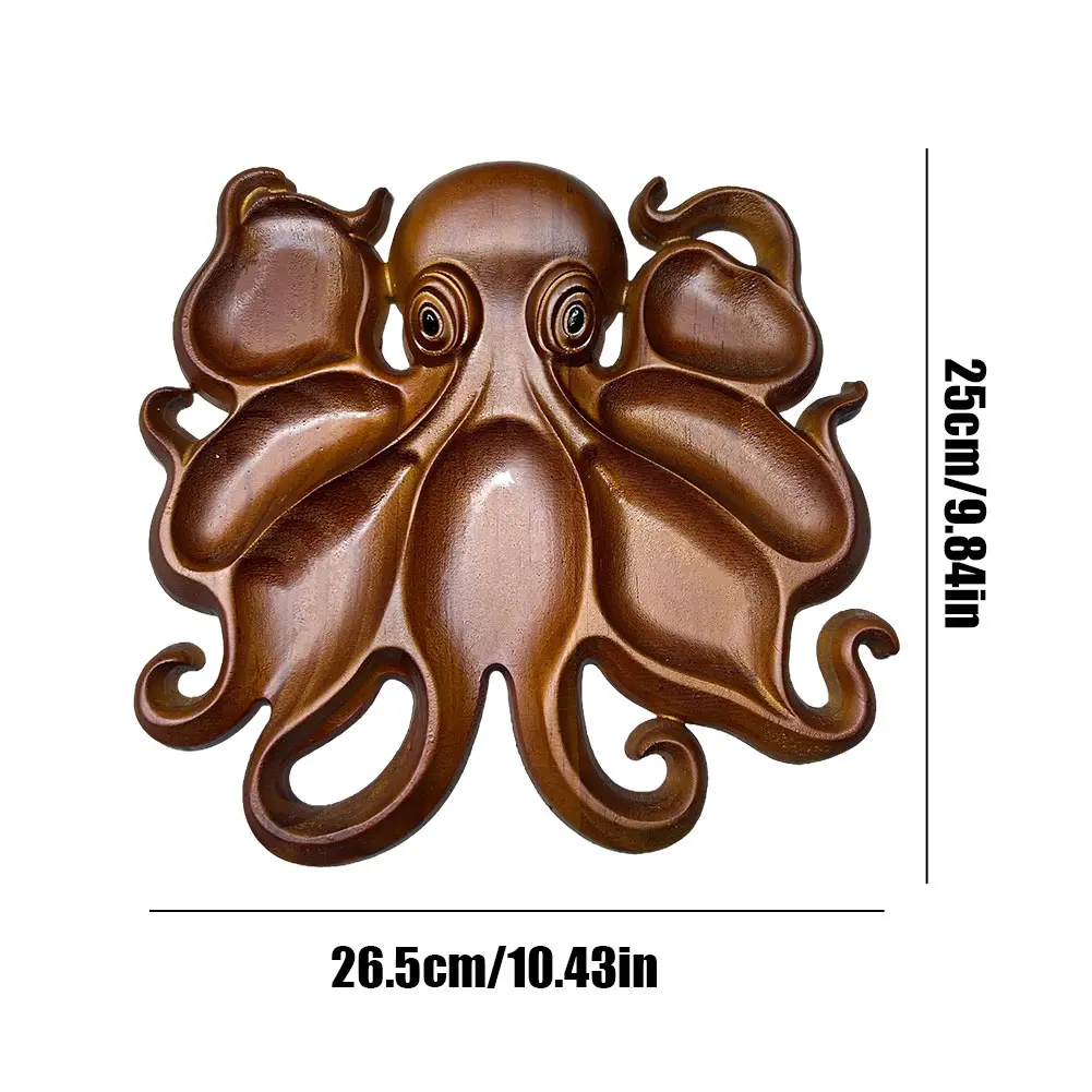 Octopus Charcuterie Platter Ocean Themed Cheese Bread Board for Cheese Meats & Fruit Charcuterie Board Gift for Seafood Lovers