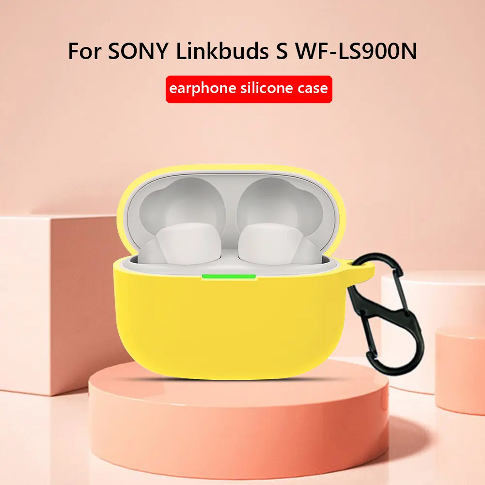 Silicone Case Anti-scratch Earphone Protective Cover Cases Washable Earphone Cover Shell Dustproof for Sony Linkbuds S WF-LS900N