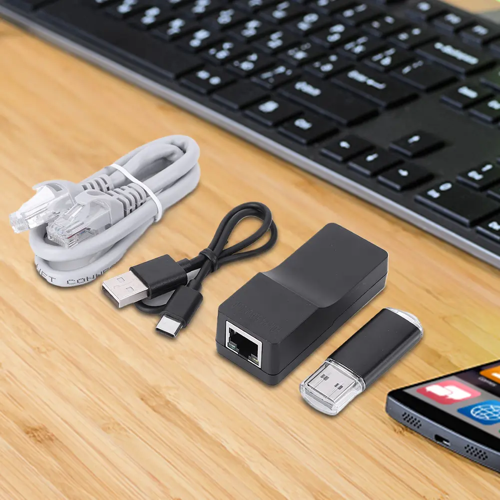One-Key JB Tool Mod Kit USB Dongle JB USB Adapter with Ethernet Type-C Cable Kit Modification Kit for PS4 FW 9.0 11.0 System