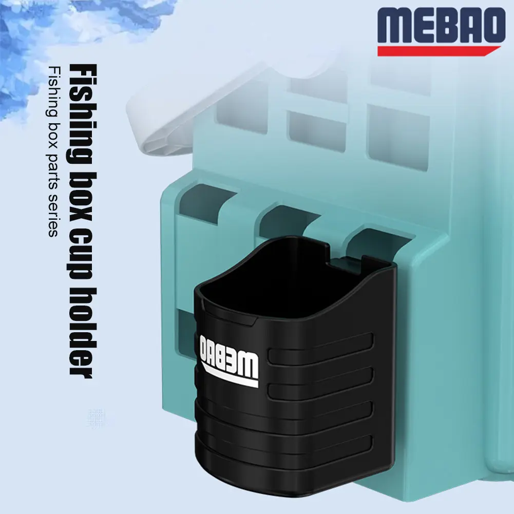 MEBAO Fishing Water Cup Mount Multi-functional Fishing Box Water Bottle Mount Portable ABS Tackle Tools Outdoor Equipment