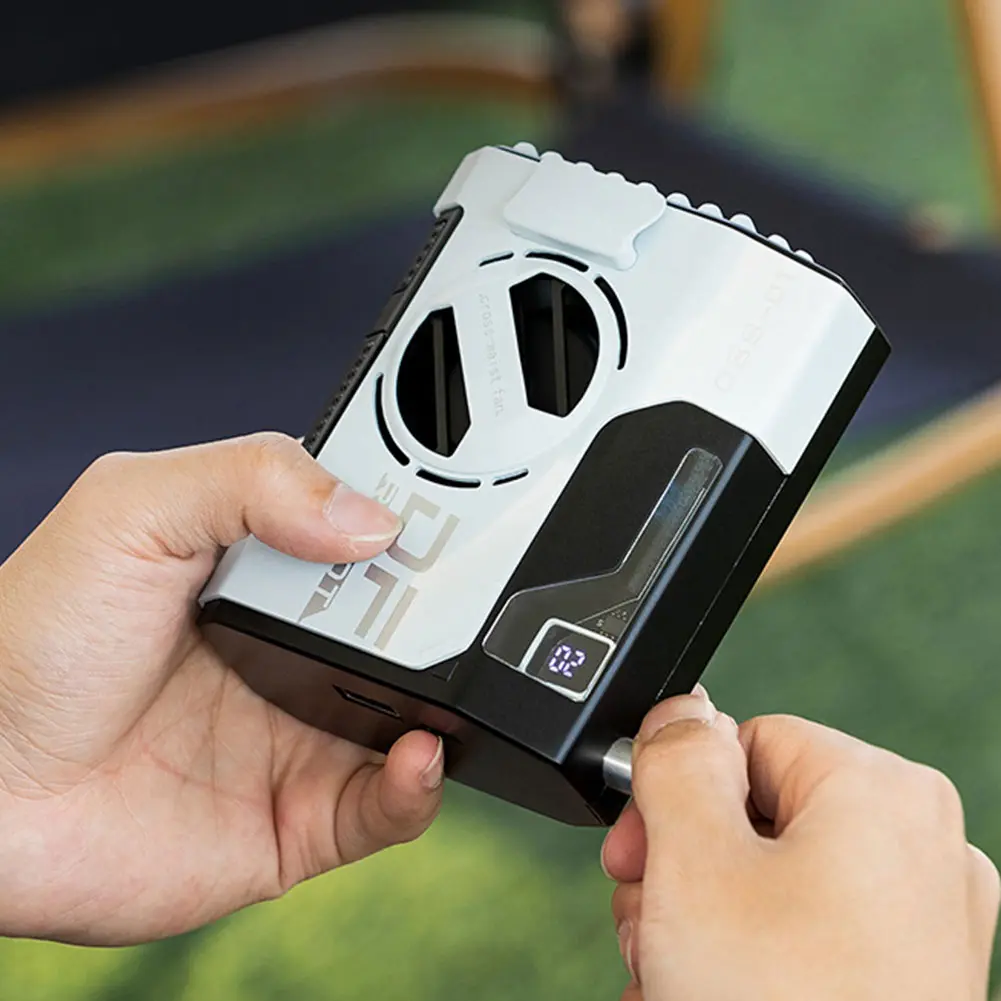 Portable Waist Fan Rechargeable Strong Airflow Waist Hanger Fan As Power Bank Outdoor Camping Fan 5000/10000mAh for Outdoor Work