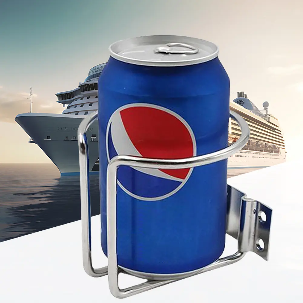 Wall Mounted Cup Holder Boat Ring Cup Holder Beverage Bottles Cans Mugs Holder for Marine Yacht Truck RV Car Auto