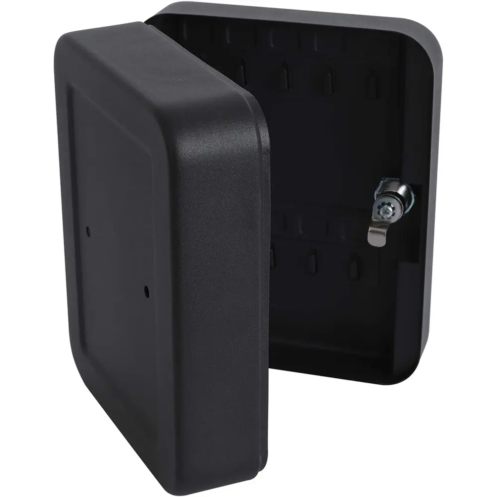 Combination Key Cabinet 20 Key Hooks Key Box Wall Mounted with Key/Code Lock Key Cabinet Security Lock Box Locking Key Cabinet