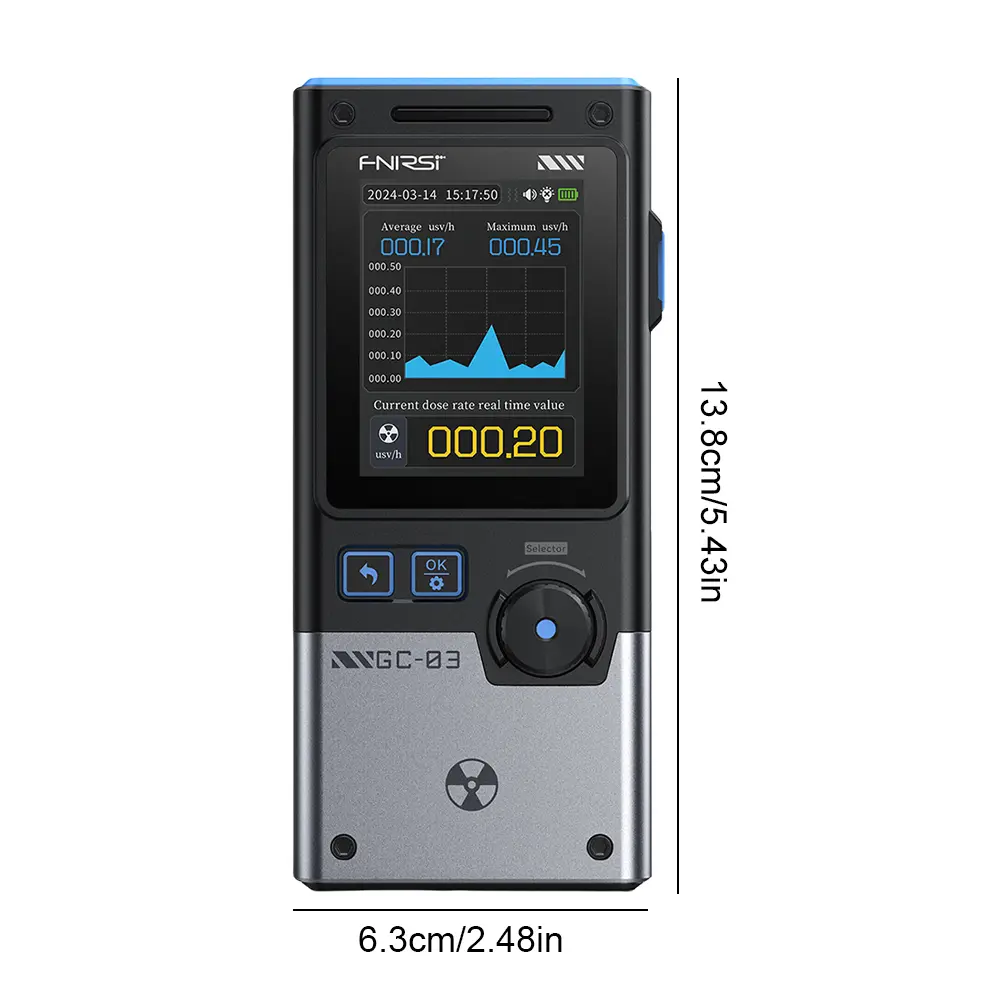 Portable EMF Detector Electromagnetic Radiation Detector Electric Field Magnetic Field RF Detector for Home Office Ghost Hunting