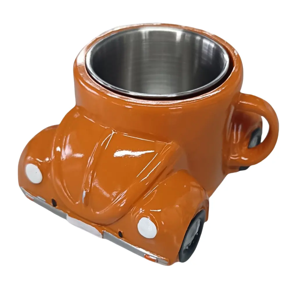 Beetle Shaped Coffee Mugs Creative Cups Home Decor Glass Water Cup Funny Handcrafted Travel Tea Mug For Ceramics & Pottery Gifts