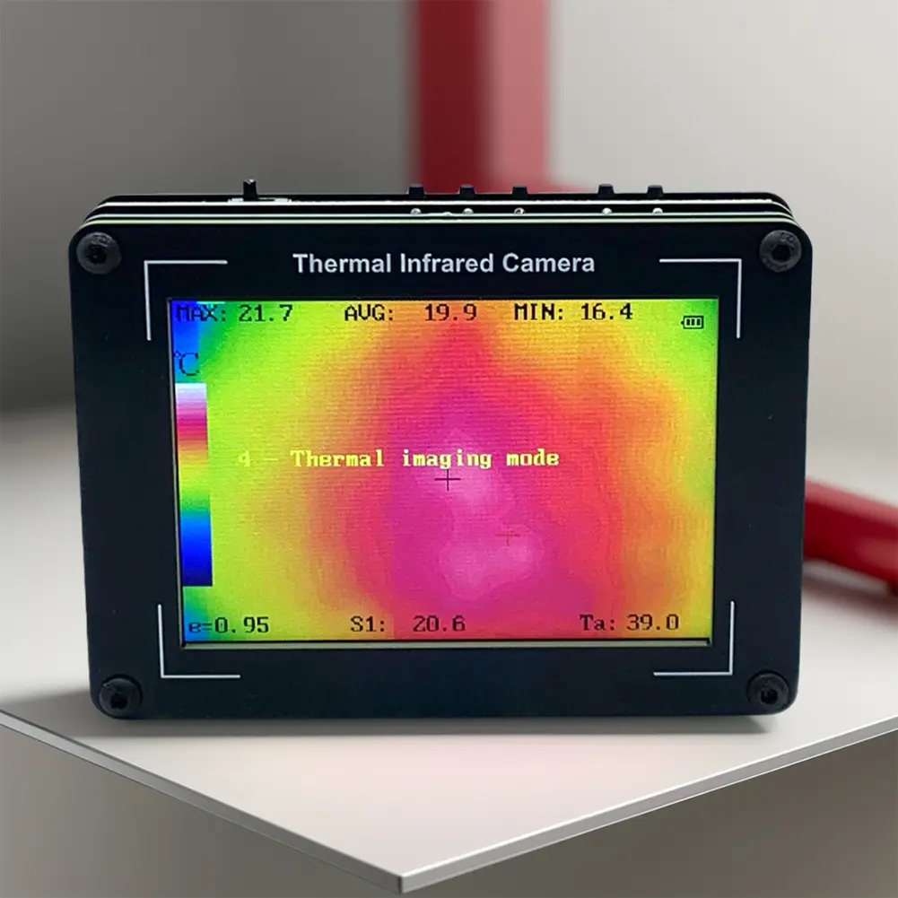 3.5 Inch Thermal Infrared Camera -40-450℃ Measurement 32x24 Pixel Thermal Camera for Inspection Electrical/Mechanical Building
