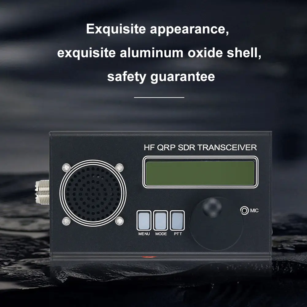 8 Band USDX USDR HF QRP SDR Transceiver HF Ham Radio SSB/CW Transceiver Built-in Battery with Mic QRP CW Transceiver 10 W