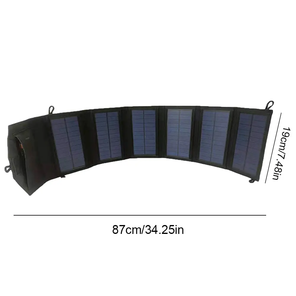 20W Foldable Solar Panel Kit IP65 Waterproof Foldable Solar Charger Lightweight Solar Power Station for Off-Grid Blackouts