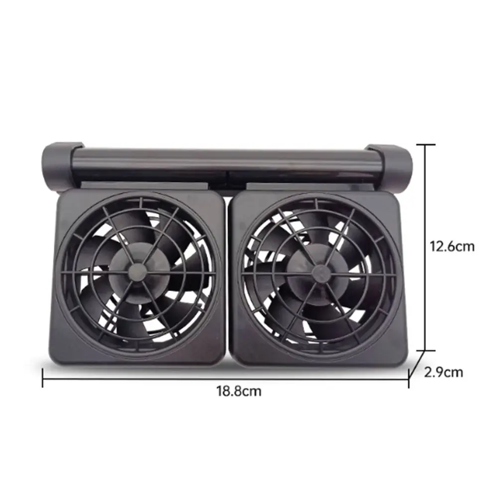 Aquarium Chiller 2-Level Speed Adjustable Fish Tank Fan Aquarium Cooling Fan for Freshwater and Saltwater Tanks