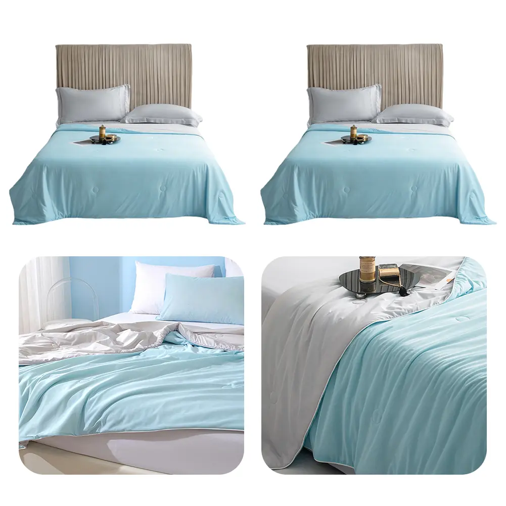Cooling Blanket Breathable Double Sided Cool Blanket Summer Ice Blanket for Hot Weather Outdoor for Home Office