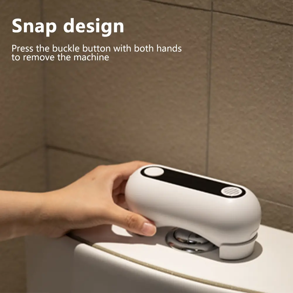 Infrared Sensor Touchless Toilet Flusher Automatic Toilet Flush Button IPX5 Waterproof Easy Installation for Home and Public Use