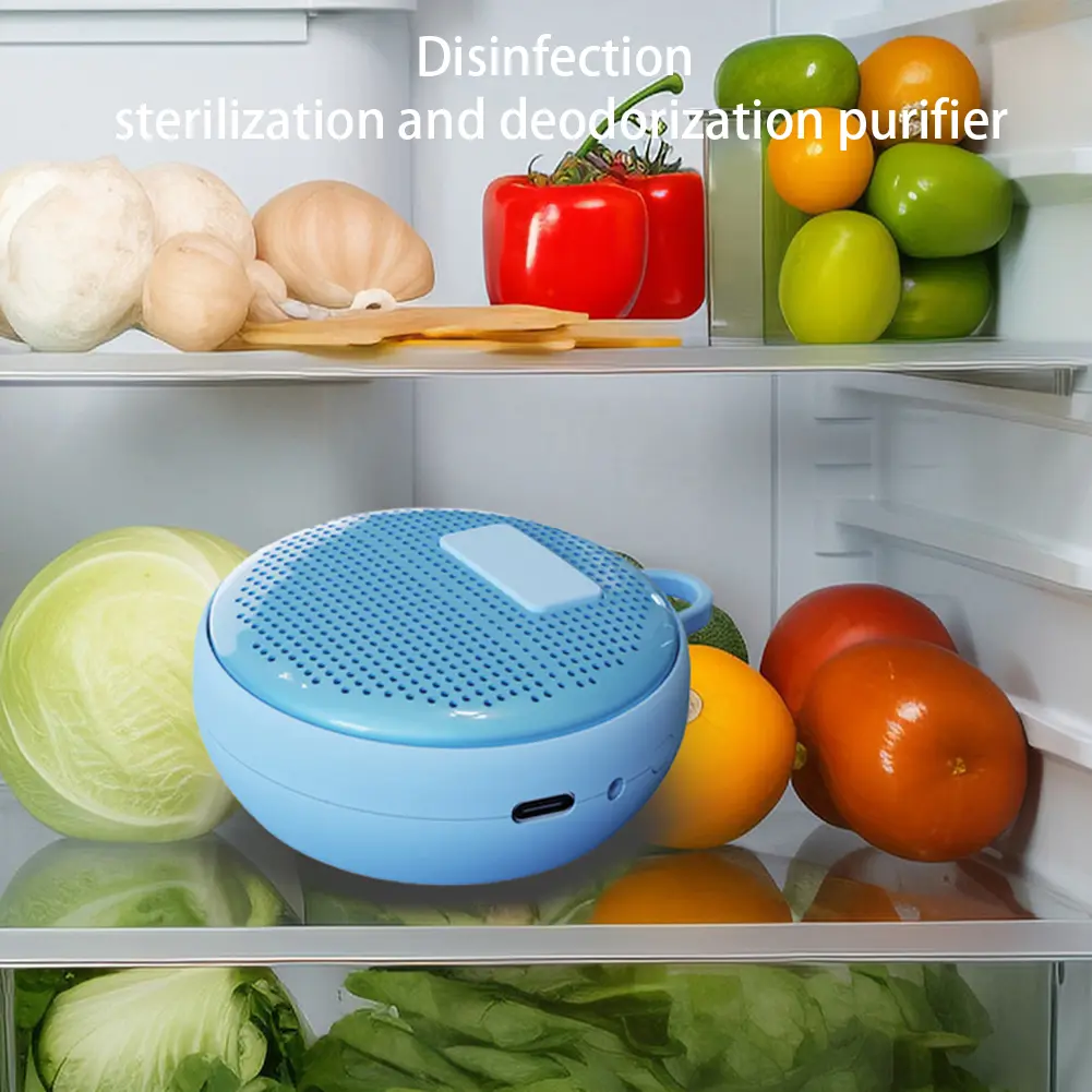 Refrigerator Deodorizer Mini Closet Deodorizer USB Rechargeable Fridge Smell Eliminator for Fridge Freezer Room