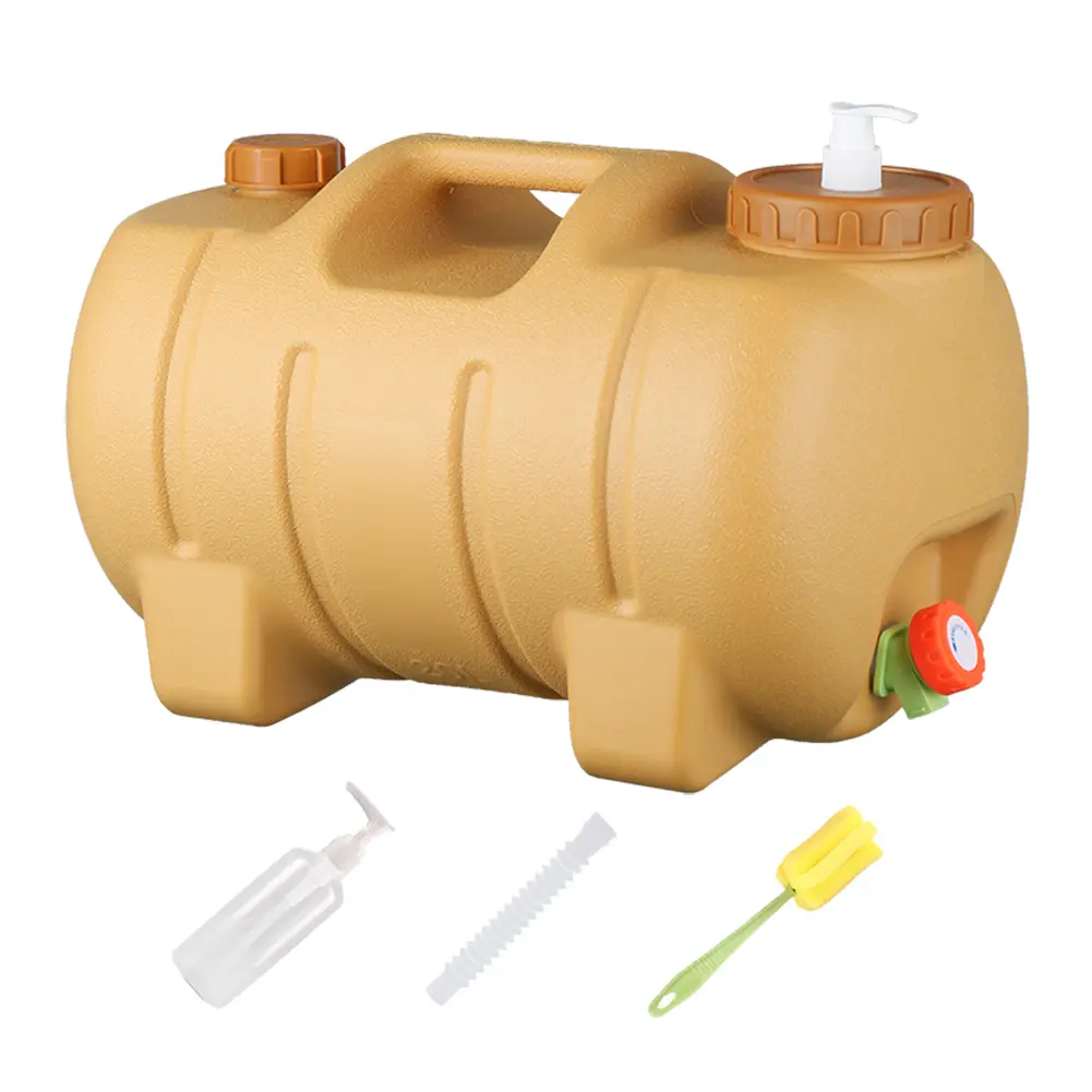 20L Camping Water Jug Leak-Proof Water Storage Container Bag Large Capacity Drinking Water Tank Outdoor Portable Water Bucket