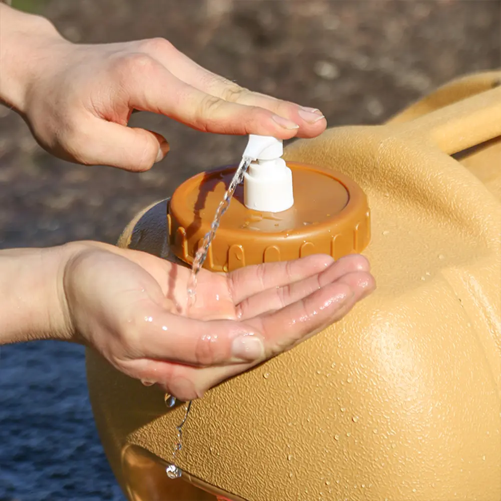20L Camping Water Jug Leak-Proof Water Storage Container Bag Large Capacity Drinking Water Tank Outdoor Portable Water Bucket