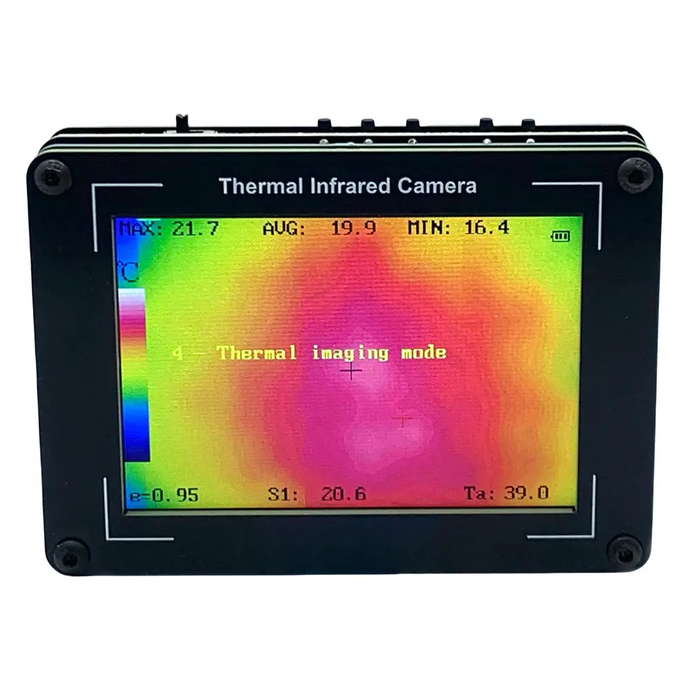 3.5 Inch Thermal Infrared Camera -40-450℃ Measurement 32x24 Pixel Thermal Imaging Camera Thermal Camera for Inspection
