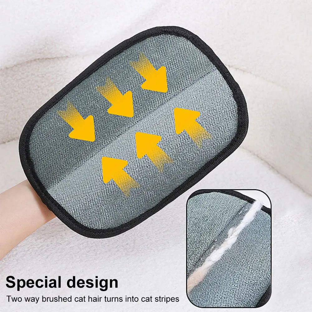 3/2/1PCS Pet Grooming Gloves Static Dedusting Brush Pet Hair Remover Brush Removing Dog Cat Hair From Sofa Carpet Clothes Tool