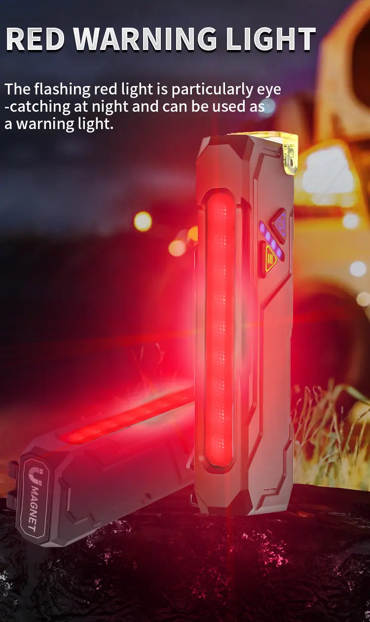 RGB LED Flashlight Rechargeable Flashlight Aluminum Alloy Pocket Flashlight with Side Light Work Light for Camping Emergency