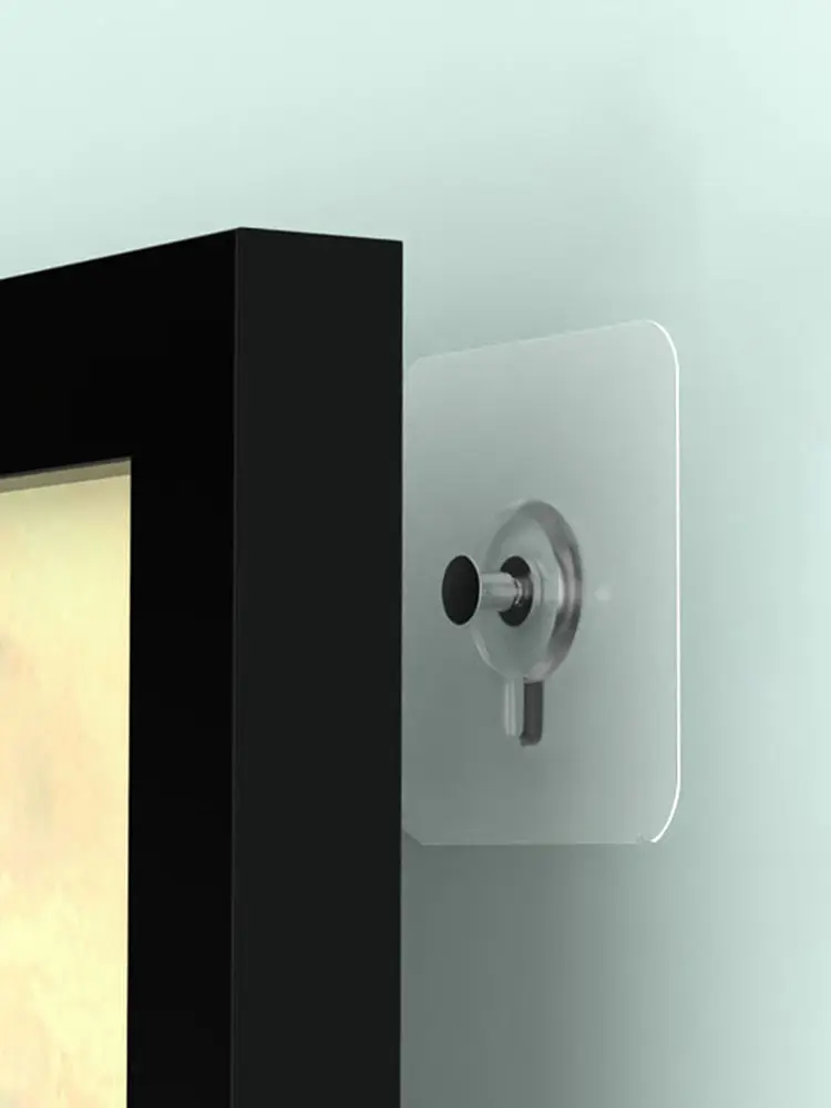 Transparent Wall Screw Traceless Wall Hook Nail Free Wall Nail Adhesive for Mount Wall Shelf Picture Hanging Kitchen