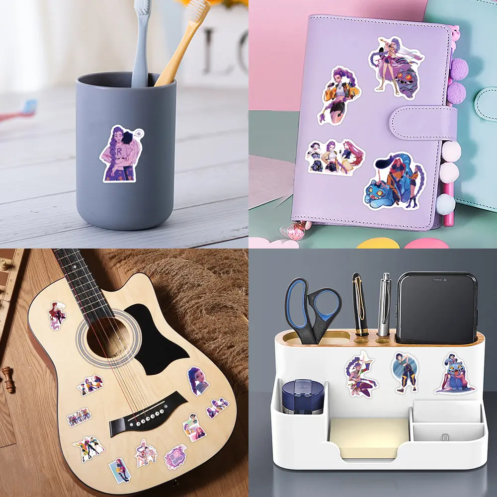 110/55pcs Movie Demon Hunters Stickers Derpy Tiger Waterproof Graffiti DIY Phone Case Laptop Cool Scrapbooking Sticker Girl Gift