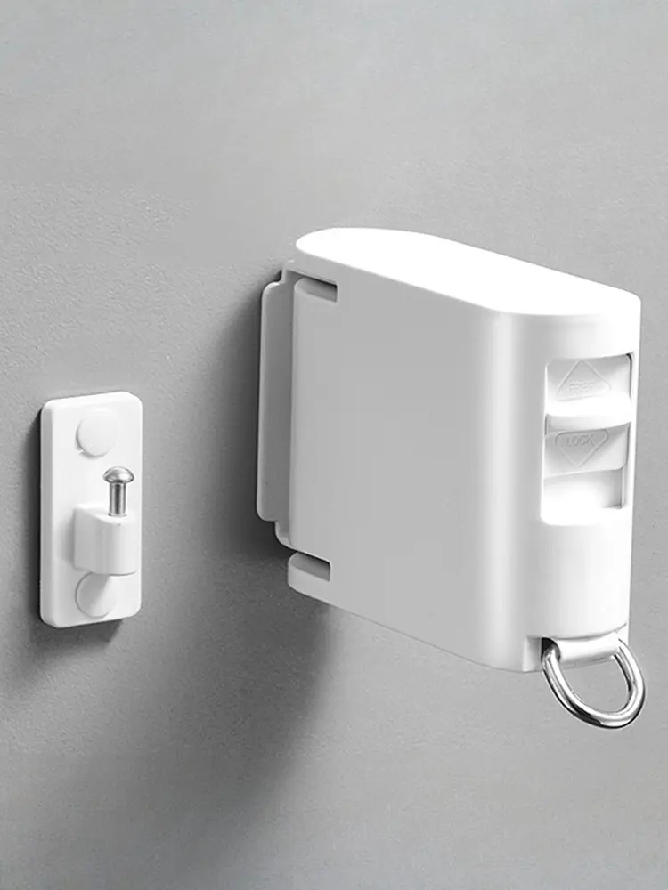 Heavy Duty Wall‑Mounted Drying Line Retractable Clothes Line Retractable Wall Mount Clothesline for Home Balcony & Garden