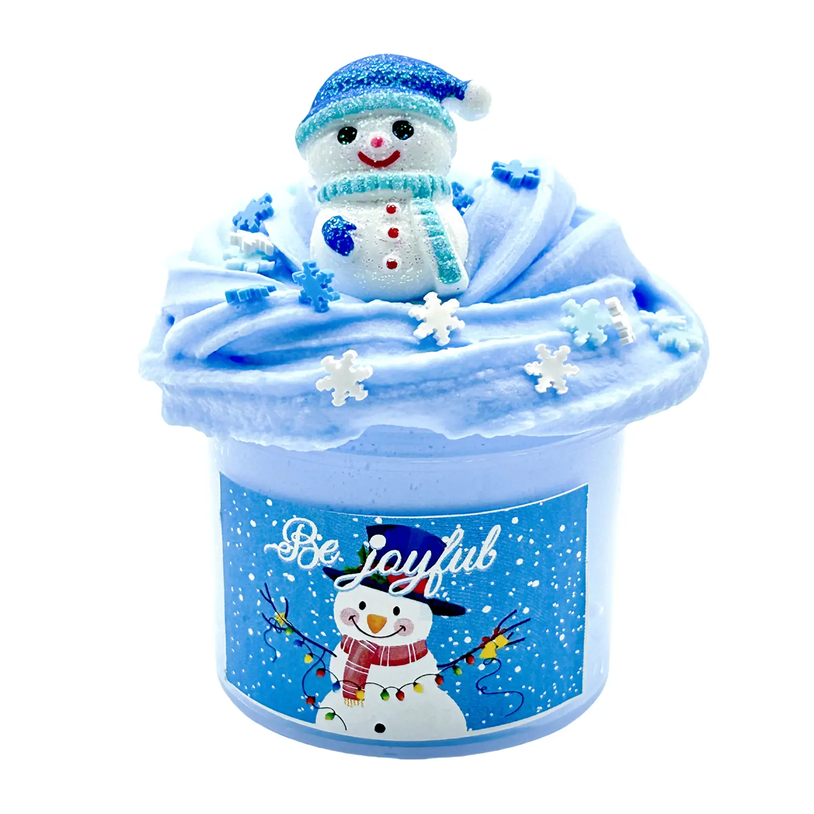 24-Day Slime Advent Calendars Multi-Purpose Fluffy Slime and Charms Kit Reusable Xmas Slime Ornaments for Home Decor