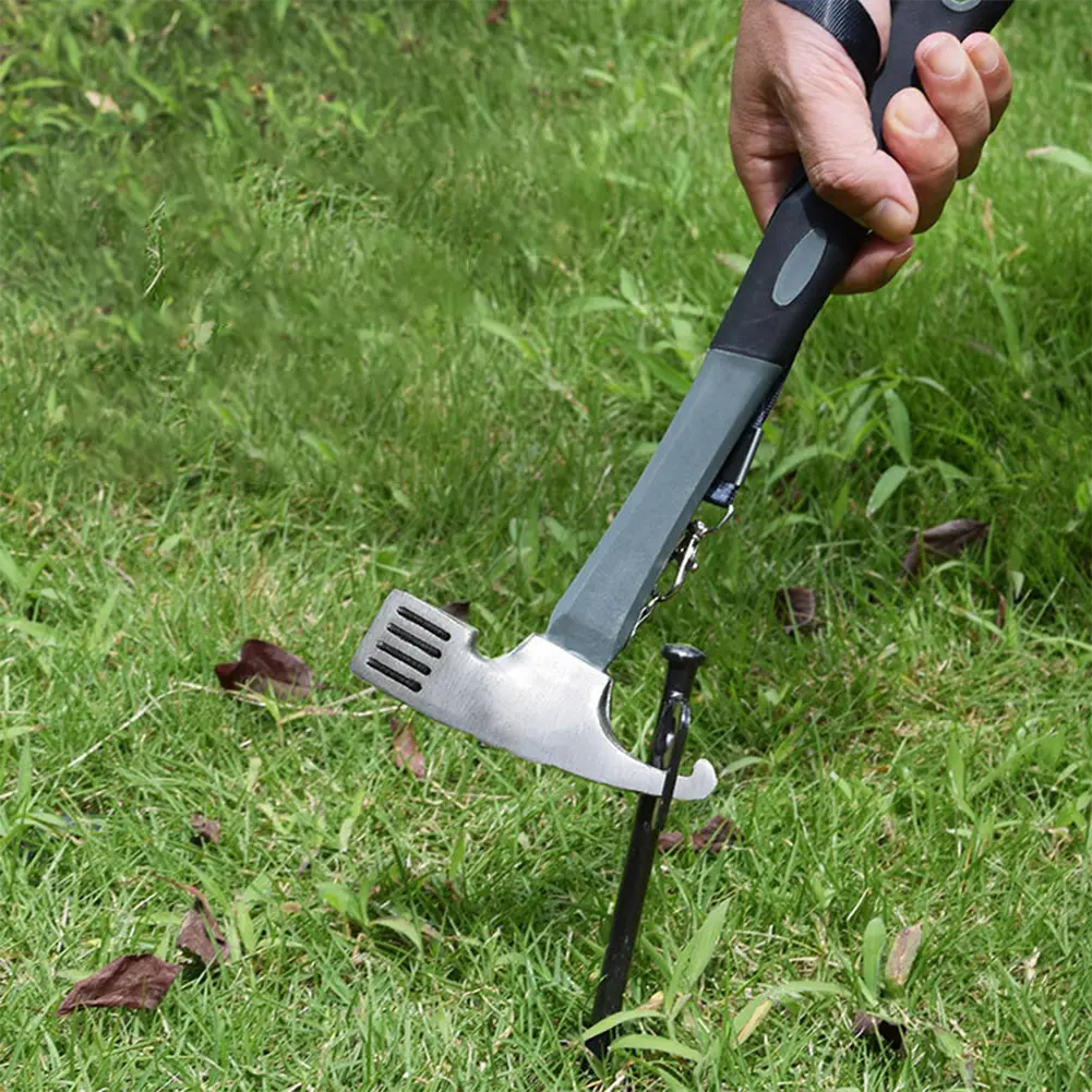 4/8Pcs Steel Tent Pegs Tent Stakes Forged Heavy Duty Beach Tent Pegs 30cm Ground Stakes with Storage Bag for Outdoor Camping