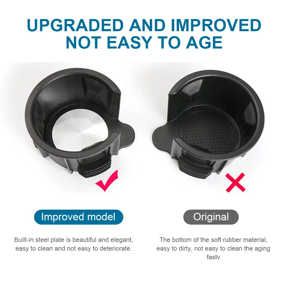 Water Cup Beverage Bottle Holder Replace LR087454 Center Console Front Cup Holder Insert for Range Rover Sport Executive 10-17