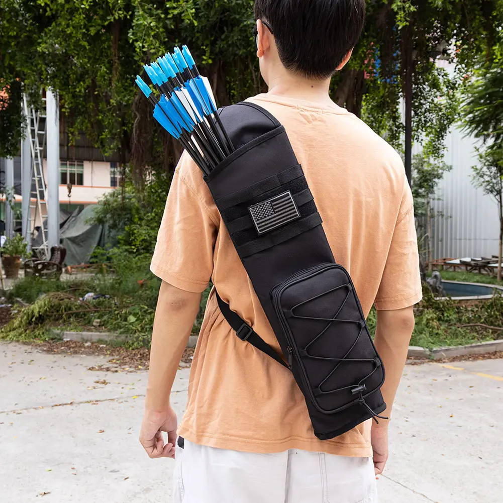 Hunting Bag Portable Compound Recurve Bow Holder Bottom Thickening Adjustable Strap Accessories for Outdoor Archery Hunting