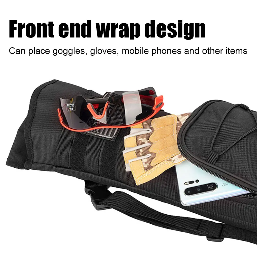 Hunting Bag Portable Compound Recurve Bow Holder Bottom Thickening Adjustable Strap Accessories for Outdoor Archery Hunting