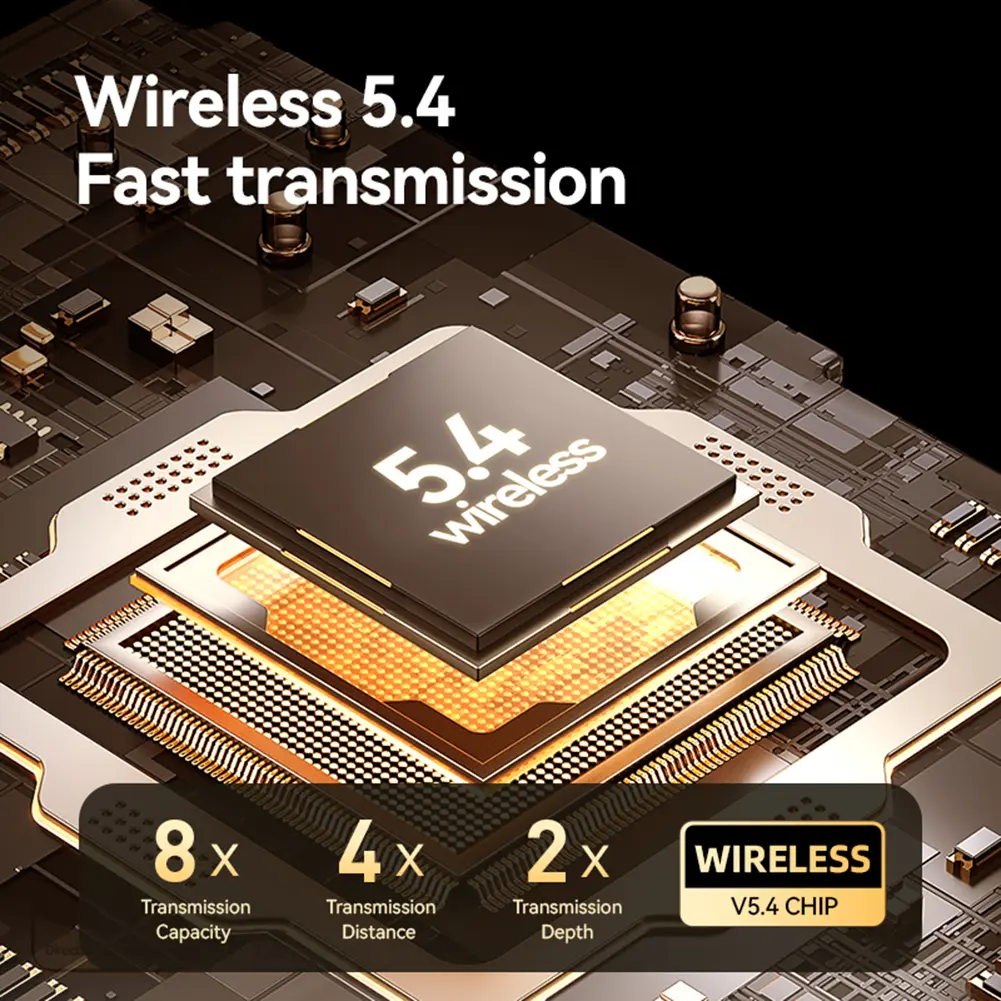 144 Languages Translator Earbuds Bluetooth-Compatible 5.4 AI Real Time Translation Earbuds Translator Device for Travel Business