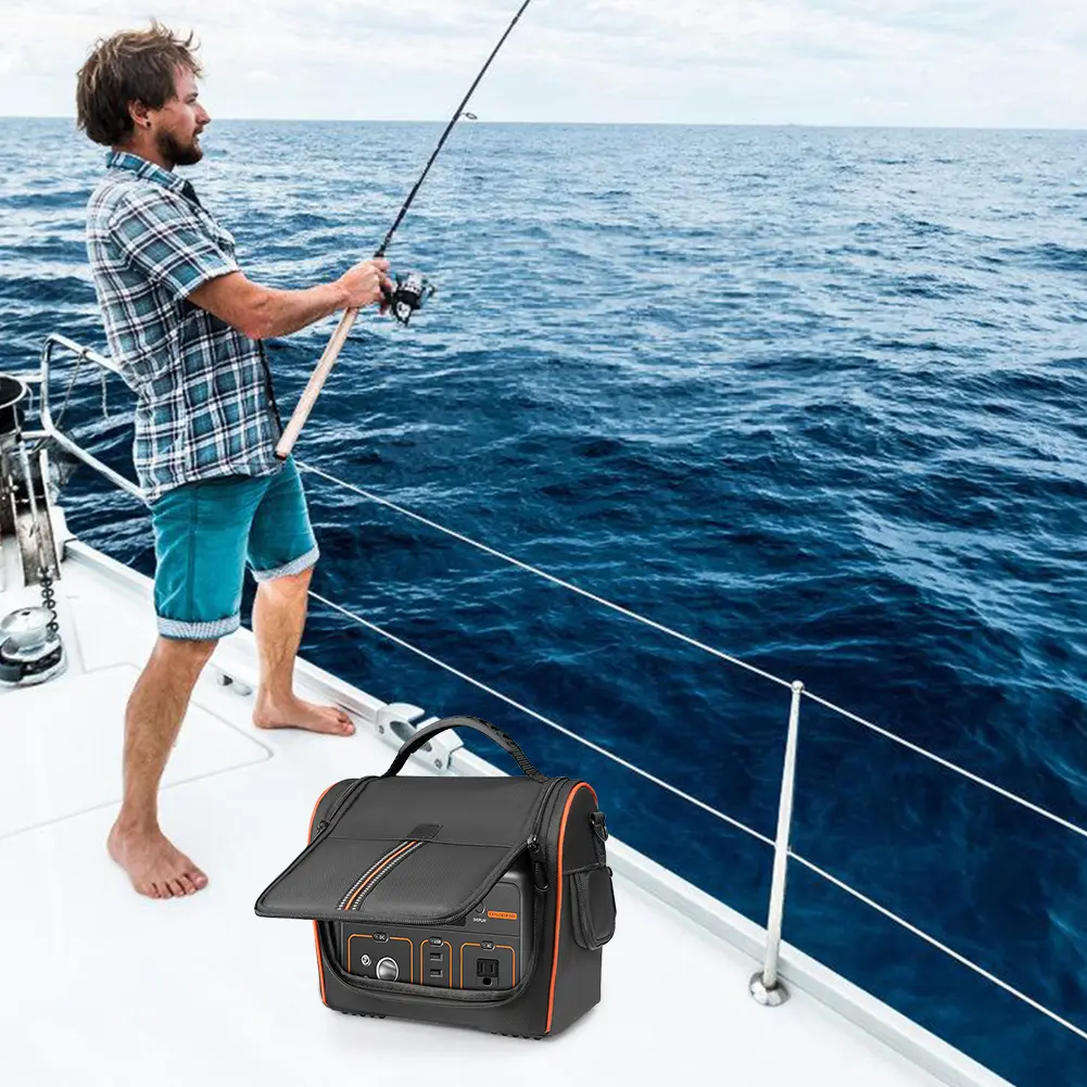 Power Storage Bag Waterproof Carrying Case Bag Anti-fall Outdoor Crossbody Bag for Jackery Explorer 500 Portable Power Station