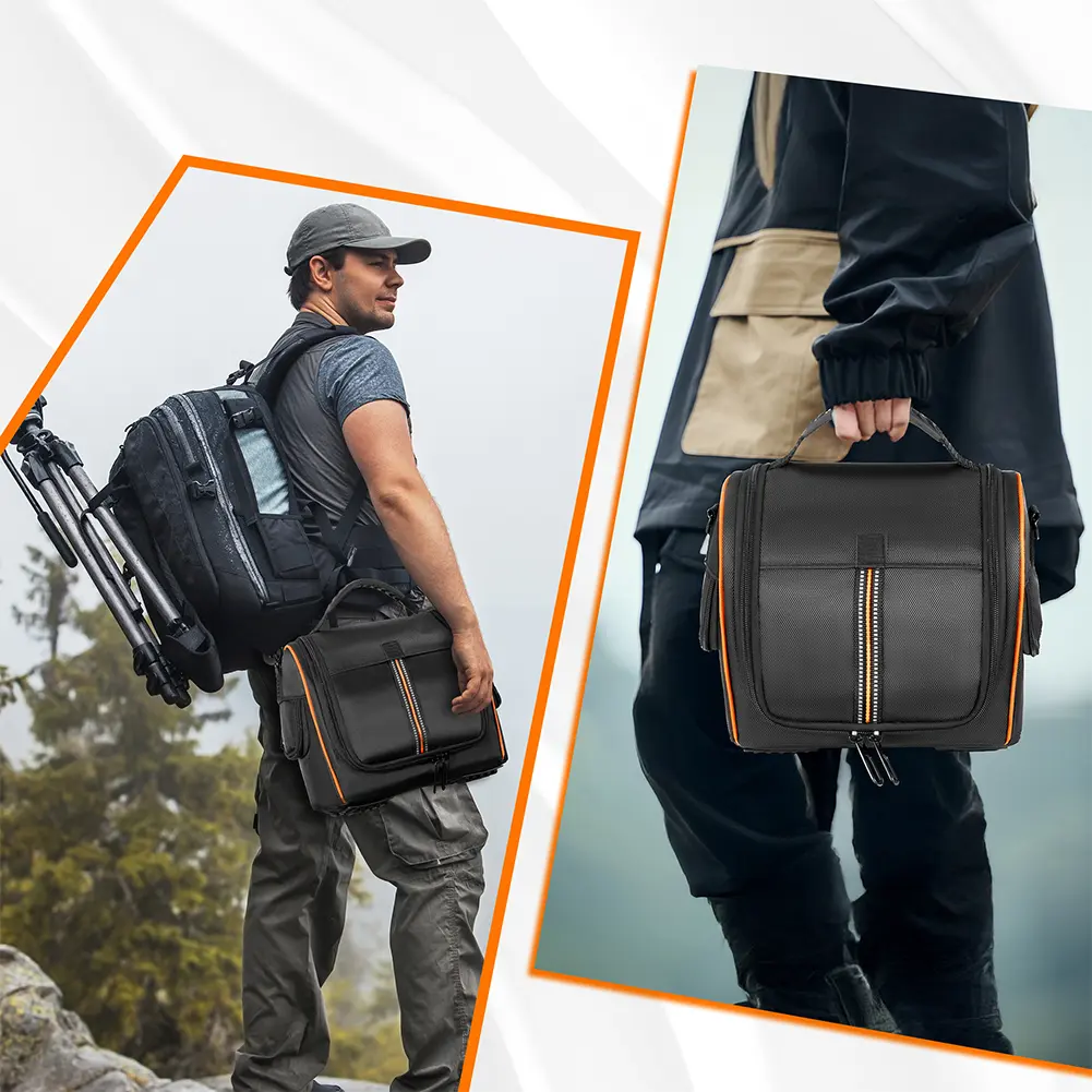 Power Storage Bag Waterproof Carrying Case Bag Anti-fall Outdoor Crossbody Bag for Jackery Explorer 500 Portable Power Station